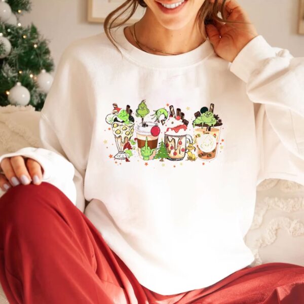 Grinch Christmas 2022 Shirt Coffee Sweatshirt T-shirt Ugly Xmas Funny Tee Hoodie