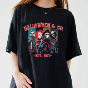 Vintage Horror Movie Character Halloween Sweatshirt