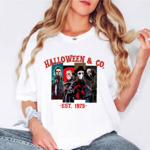 Vintage Horror Movie Character Halloween Sweatshirt