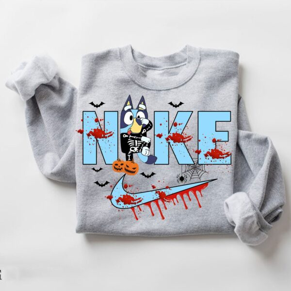 Halloween Scream Movie Funny Bluey Sweatshirt