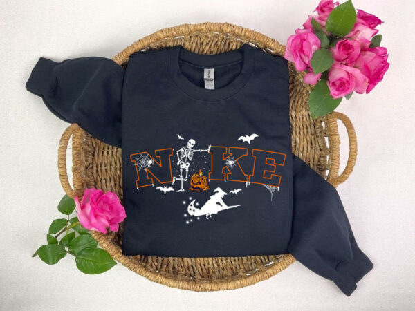 Funny Halloween Skeleton Pumpkin Sweatshirt