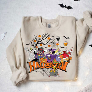 Mickey Minnie And Friends Halloween Mummy Sweatshirt