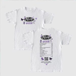 Olivia Guts track list Aesthetic shirt