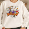 Retro Disney Stitch With Flowers Halloween Sweatshirt