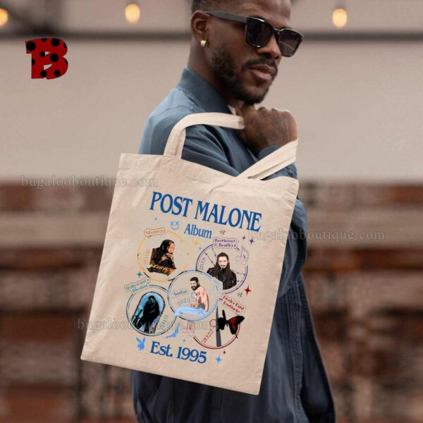 Post Malone All Album Canvas Tote Bag