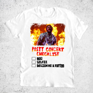 Posty Concert Checklist T-Shirt