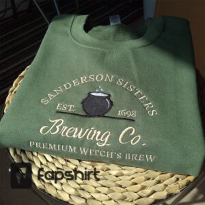 Sanderson Sisters Brewing Co Halloween Embroidery Sweatshirt