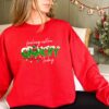 Personalized Grinch Christmas Snow Matching Family Sweatshirt