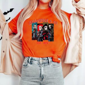 Vintage Horror Movie Character Halloween Sweatshirt