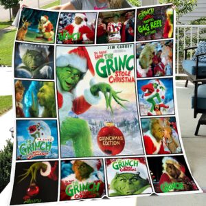 Dr. Seuss How The Grinch Stole Christmas Blanket Grinchmas Edition