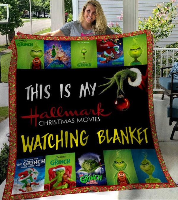 This Is My Hallmark Christmas Movies Watching Blanket Grinch