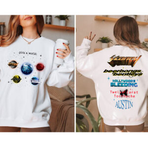 Post Malone Album Signature Galaxy Crystal Ball Sweatshirt