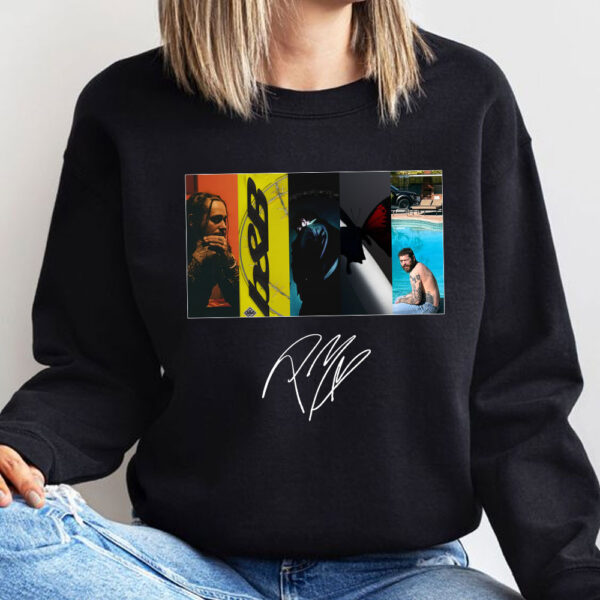 Post Malone Album Signature T-Shirt Sweatshirt Hoodie